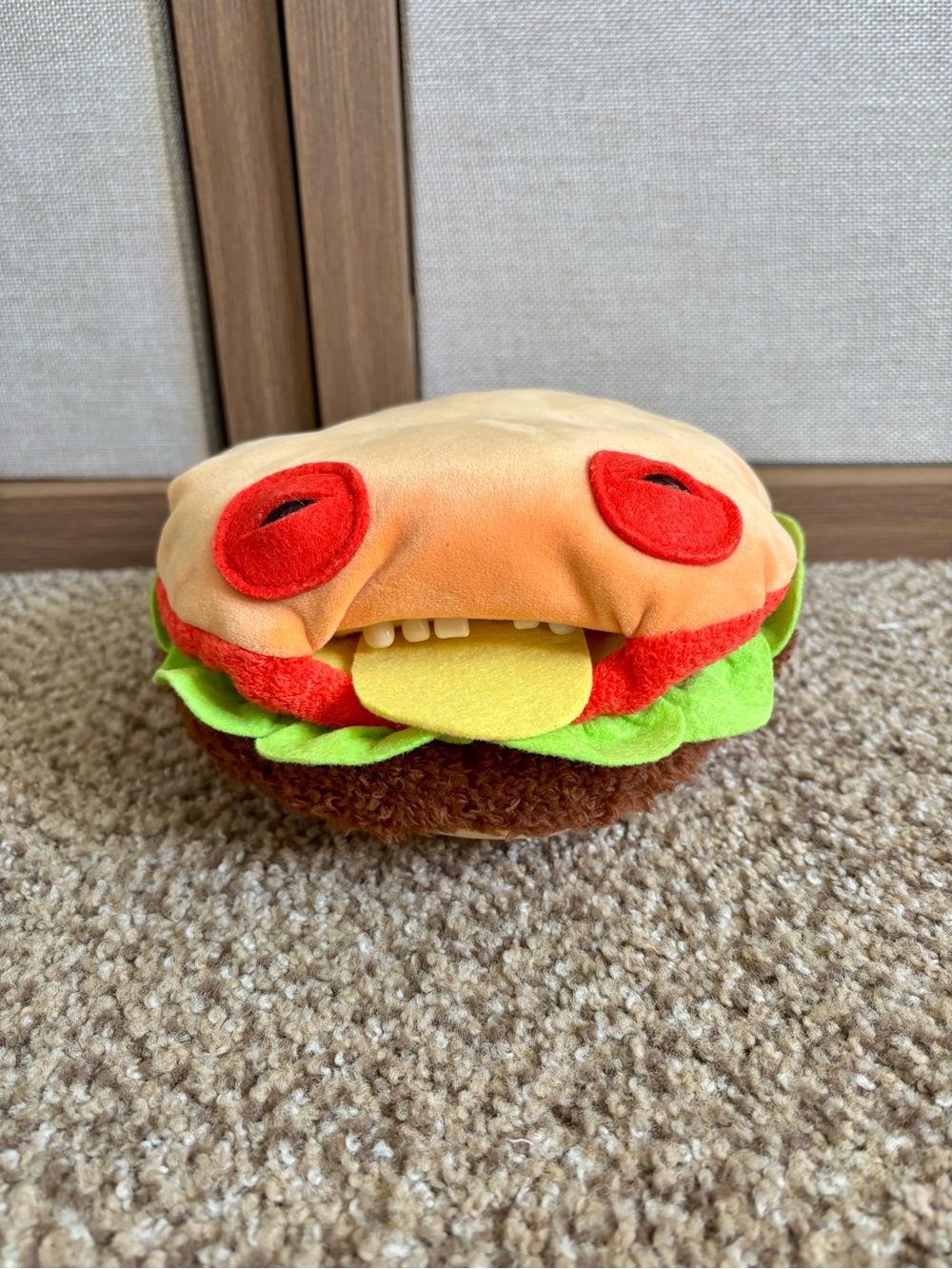 Zuru Fuggler Plush Hamburger Toy 8”